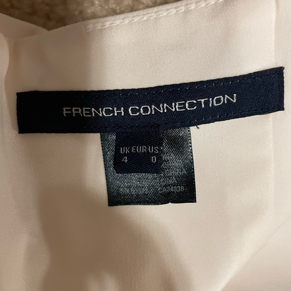 Bright White French Connection Dress - Picture 4 of 4